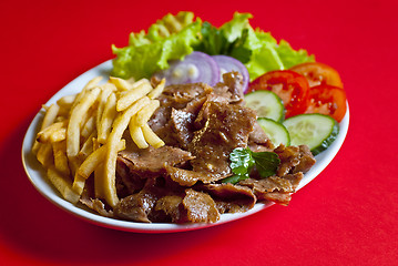 Image showing Turkish plate kebab