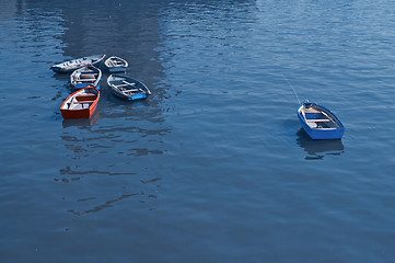 Image showing Empty boats