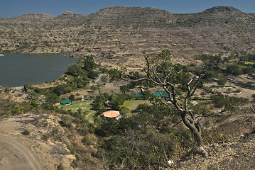 Image showing Landscape in Ajanta