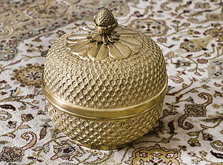 Image showing Metal jewellery box