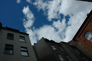Image showing backyard, clouds