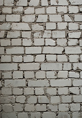 Image showing Pale gray brick wall texture