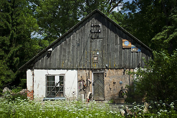 Image showing Old left house