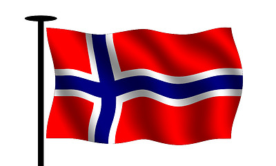 Image showing Flag of norway