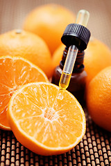 Image showing tangerine essential oil 