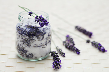 Image showing lavender sugar