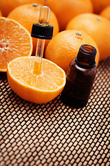 Image showing tangerine essential oil 