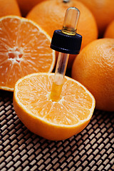 Image showing tangerine essential oil 