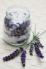 Image showing lavender sugar