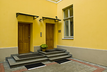 Image showing Two entrance door