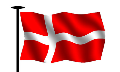 Image showing Flag of Denmark