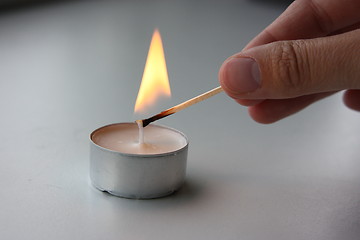 Image showing Light a candle