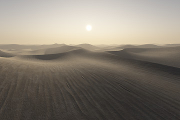 Image showing desert sunset