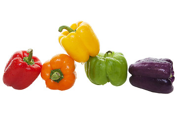 Image showing Colorful Bell Peppers