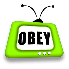 Image showing Obey TV