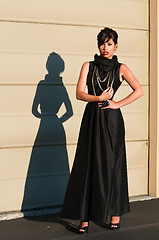 Image showing Black gown