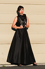 Image showing Black gown