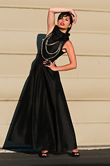 Image showing Black gown