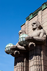 Image showing Main railway station, Helsinki, Finland