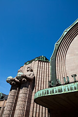 Image showing Main railway station, Helsinki, Finland