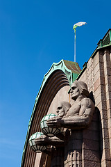 Image showing Main railway station, Helsinki, Finland