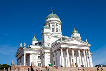 Image showing Tuomiokirkko church in Helsinki, Finland