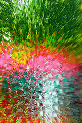Image showing Fuzzy multicolour texture