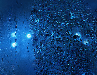 Image showing water drops and light