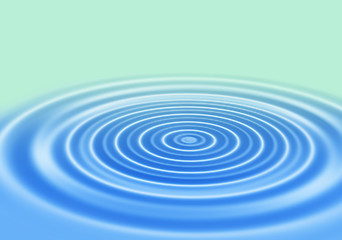 Image showing rings of a water ripple