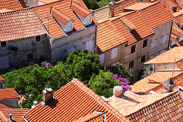 Image showing Dubrovnik roofs