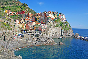 Image showing Italy. Cinque Terre region. Manarola village 