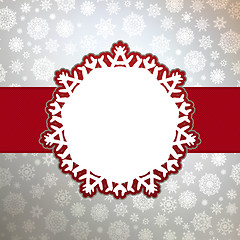 Image showing Christmas background with copyspace. EPS 8