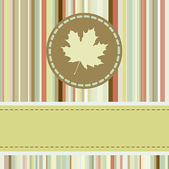 Image showing Art autumn vintage background. EPS 8