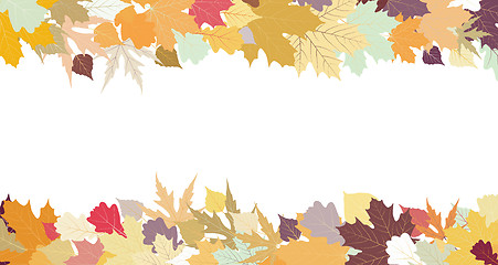 Image showing Autumn design with copy space, EPS 8