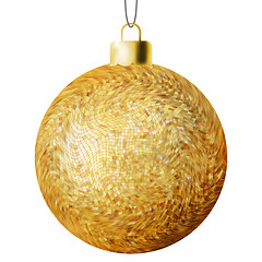 Image showing Christmas ball on a white background. EPS 8