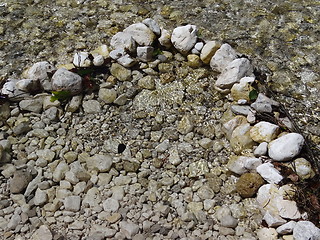 Image showing Small reservoir dam