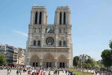 Image showing Notre Dame Facade