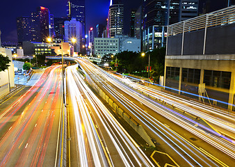 Image showing modern city at night