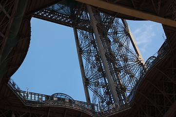 Image showing Inside Eiffel Tower