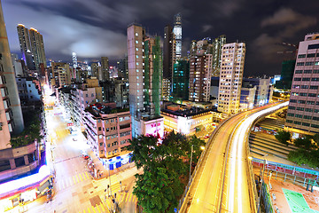 Image showing modern city at night