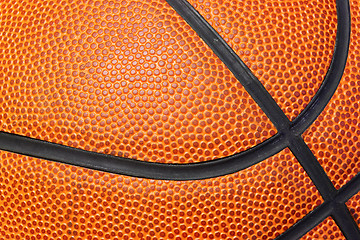 Image showing Basketball texture