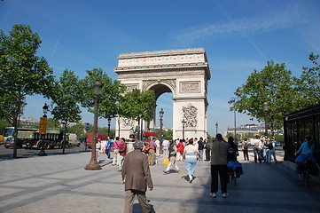 Image showing L'arc de triomphe