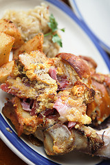 Image showing Eisbein, roasted pork knuckle