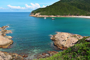 Image showing Sai Wan bay in Hong Kong