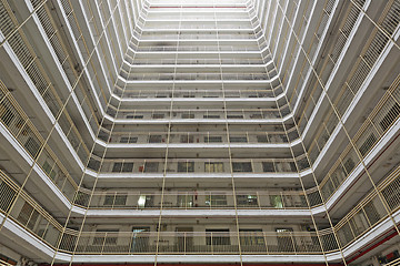 Image showing public apartment block in Hong Kong