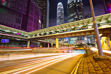 Image showing modern city at night