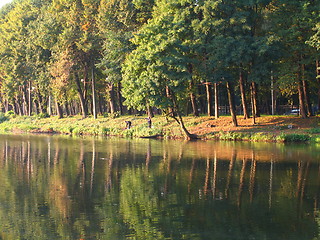 Image showing autumn reflection