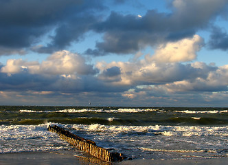 Image showing Storm on Baltic