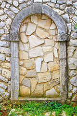 Image showing Walled door