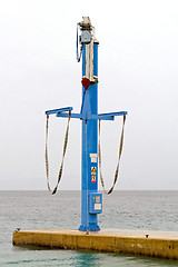 Image showing Dock crane